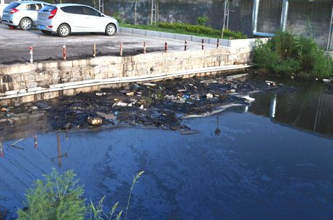 污水中經(jīng)常可見黑色漂浮物。