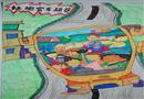 繪畫(huà)作品：杜絕客車超員