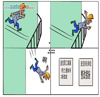 防護(hù)欄桿過低留隱患 爐前工躍欄墜地身亡