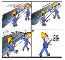 現(xiàn)場(chǎng)缺乏安全確認(rèn)，被尾輪絞傷