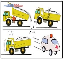 汽車油管崩裂，二人頭部受傷