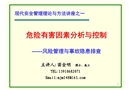安全標準化風(fēng)險管理及危險源辨識
