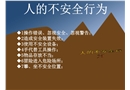 人的不安全行為和物的不安全狀態(tài)