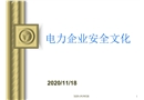 電力企業(yè)安全文化培訓(xùn)課件