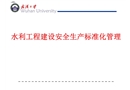 水利水電安全生產(chǎn)標(biāo)準(zhǔn)化管理