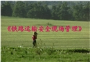 鐵路運(yùn)輸安全現(xiàn)場(chǎng)管理