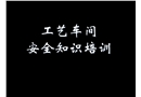工藝車間級(jí)安全知識(shí)培訓(xùn)