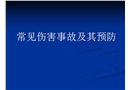 常見傷害事故及其預防