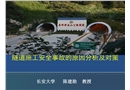 隧道施工安全事故的原因分析及對策