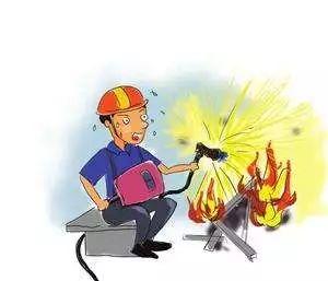 噴漆房內(nèi)電焊作業(yè)起火