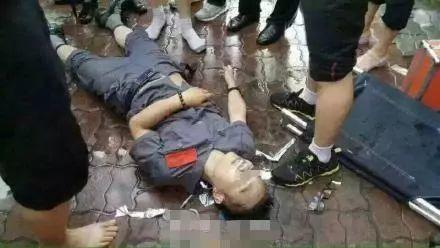 焊工擅自接通焊機電源，遭遇電擊