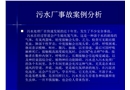 污水處理廠事故案例分析