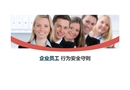 企業(yè)員工行為安全守則