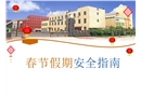春節(jié)假期安全指南
