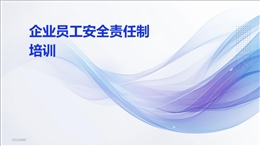 企業(yè)員工安全責(zé)任制培訓(xùn)