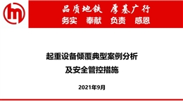 起重設(shè)備傾覆典型案例分析及安全管控措施