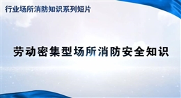 行業(yè)場所消防知識短片——勞動密集型場所