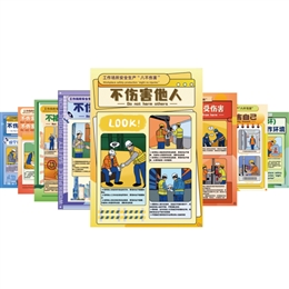 工作場(chǎng)所安全生產(chǎn)“八不傷害”宣教掛圖