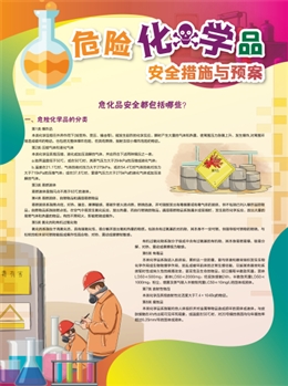 危險(xiǎn)化學(xué)品安全措施與預(yù)案宣傳單
