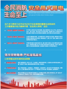 2025年消防月主題宣傳單